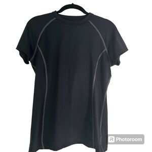 Columbia Omni Shade Sun Protection Short Sleeved T-Shirt, Black, Size Large